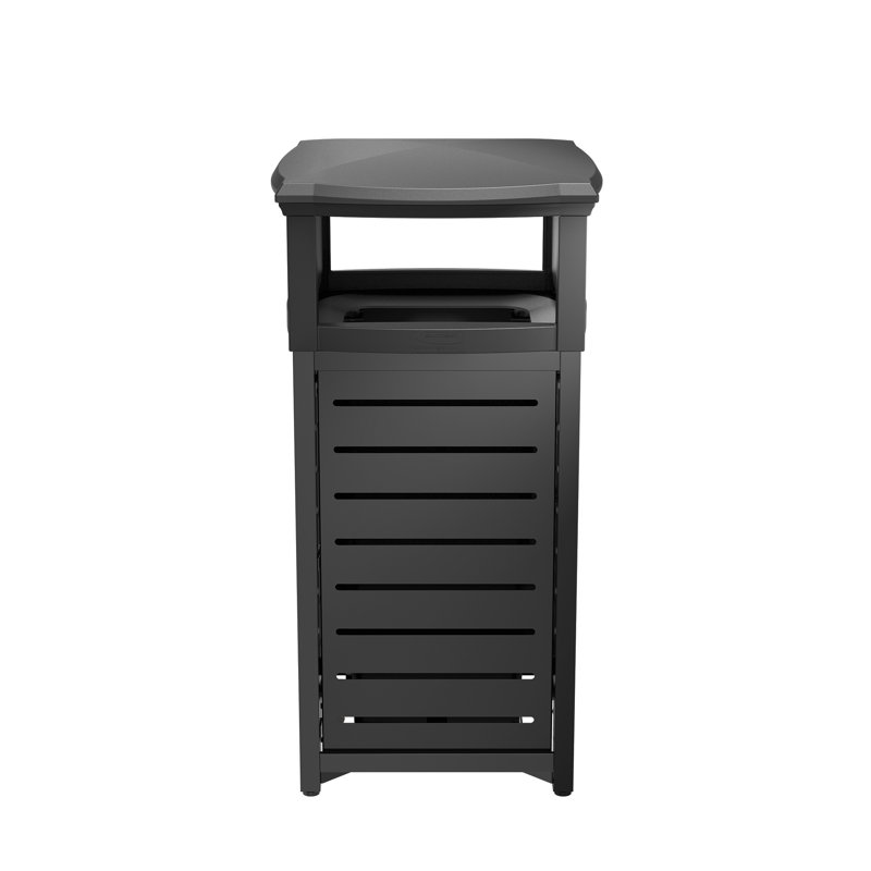 Suncast Commercial Stainless Steel 30 Gallon Trash Can Wayfair